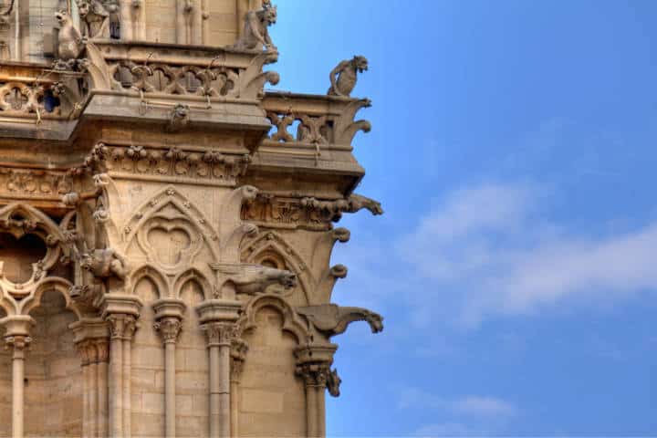 Gárgolas en la Catedral de Notre Dame. Francia. Foto Photogra Fer 1