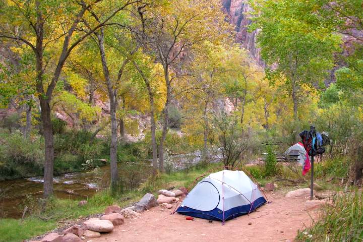 Acampa en el Gran Cañón. Foto Archivo.