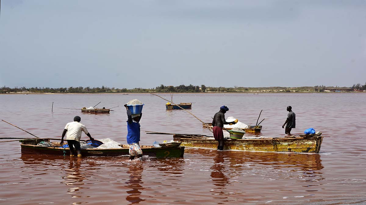 Tour por Senegal, Lago rosa. Foto. luismixbp
