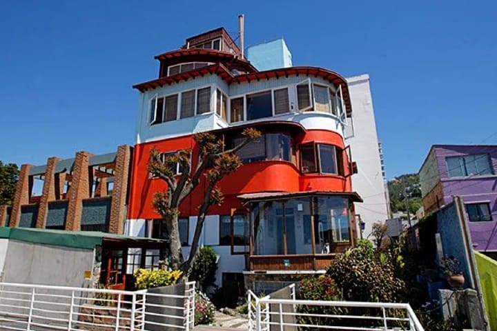 La Sebastiana, Casa Pablo Neruda Valparaíso Chile. Foto: fundación Neruda.