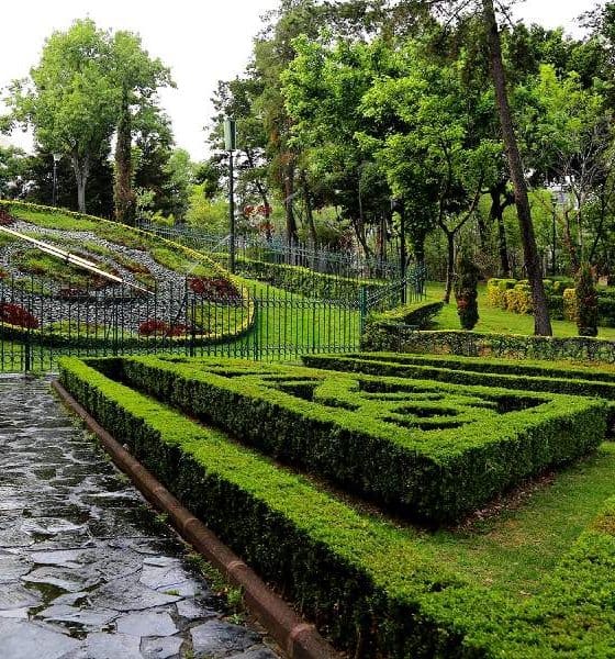 Reloj parque Hundido. Foto Wikipedia
