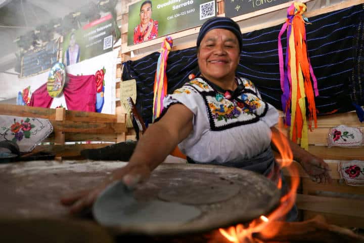 Encuentro de cocineras tradicionales en Michoacán.Foto.Educación Michoacán.Twitter.4