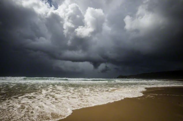 storm at Alexandria Beach, Noosa National Park