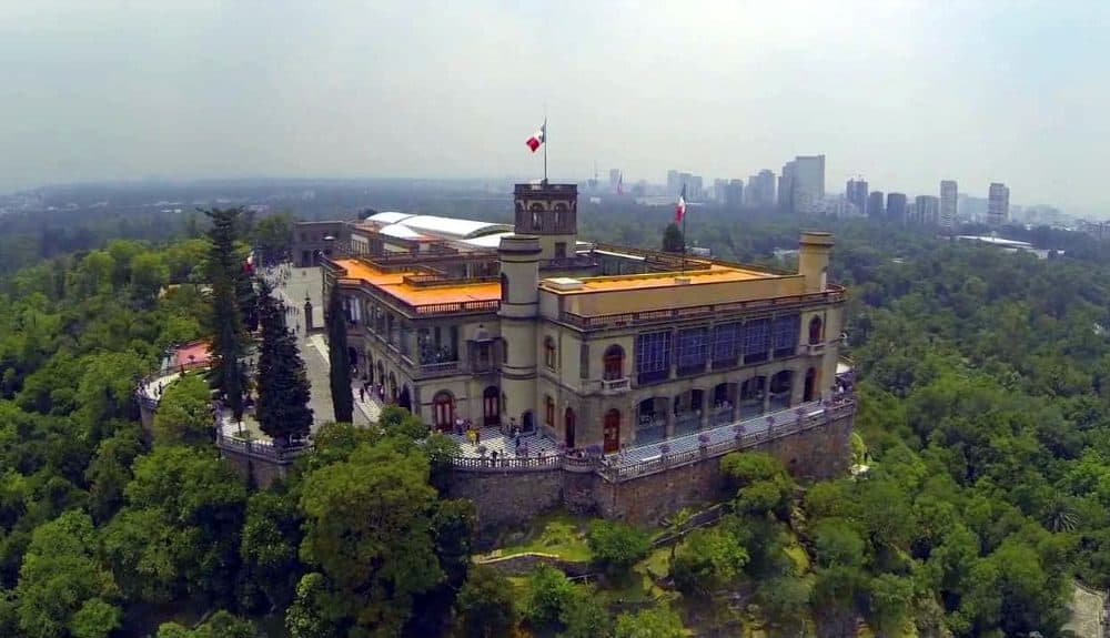 10 Cosas Que No Conoc As Del Castillo De Chapultepec   Castillo Chapultepec Aerea 1000x575 