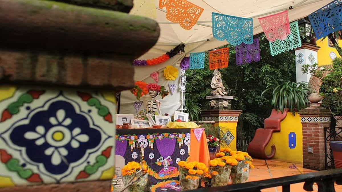 Tradicional Festival de Vida y Muerte de Xcaret. Ofrenda. Imagen. Ana Karla Aguilar