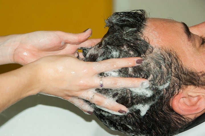 Broma del shampoo interminable. Foto: jackmac34