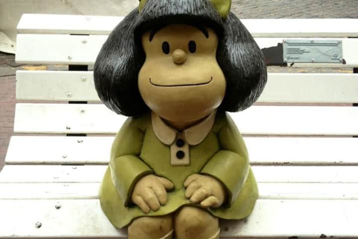 Monumento a Mafalda. Imagen: Buenos Aires. Archivo
