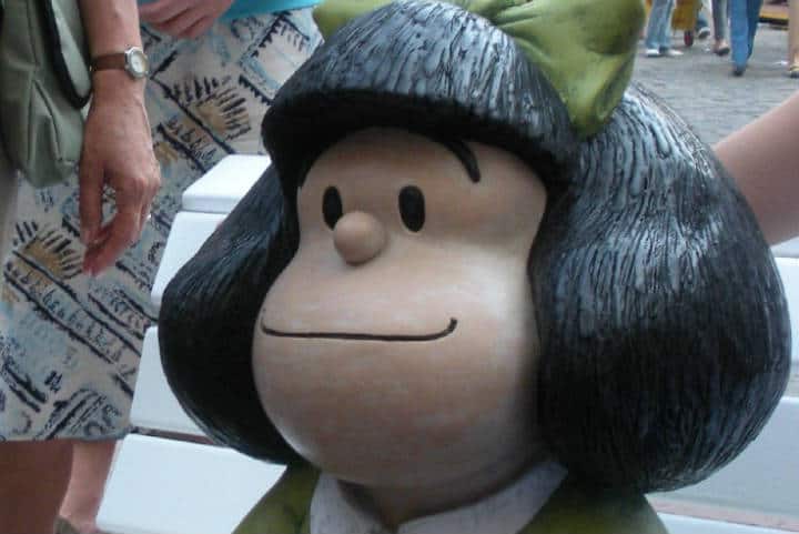 Mafalda. Imagen: Argentina. Archivo