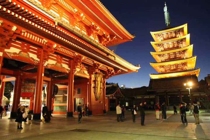 Pagoda. Tokyo. Imagen: GuiadeJapon