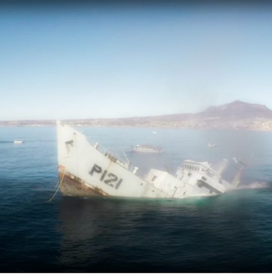 barco rosarito hundimiento