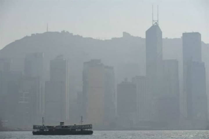 Contaminación en Hong Kong. Foto: Archivo 
