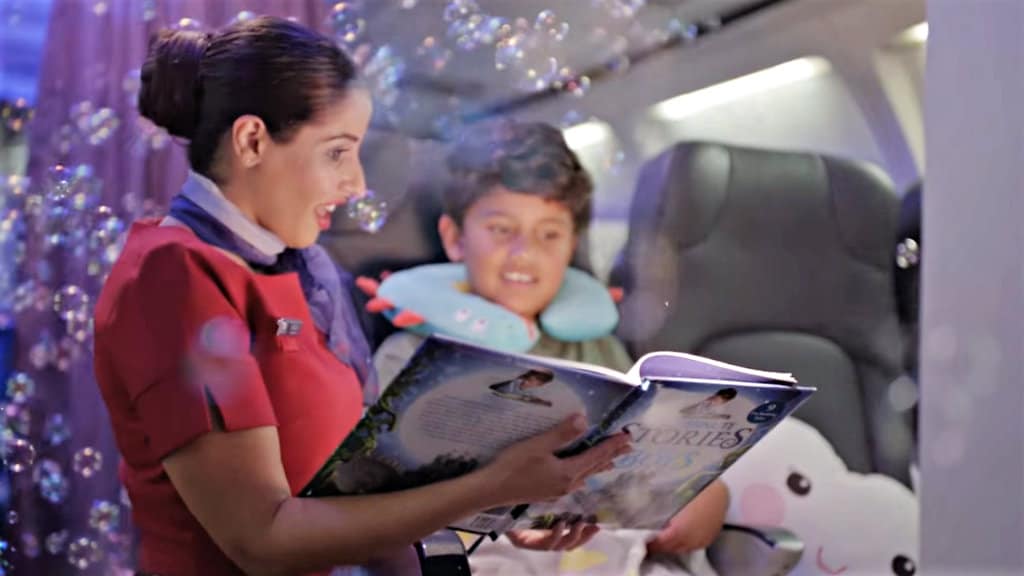 niños virgin australia