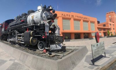 Museo de ferrocarril en San Luis Potosí. Portada. Imagen. Archivo