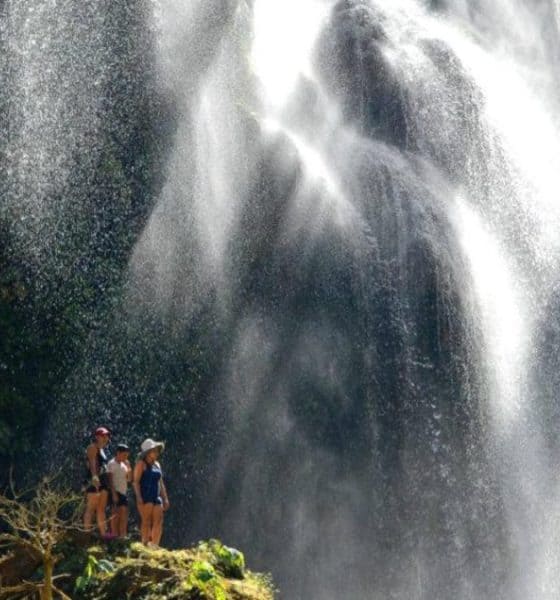 Cascada el Aguacero en Chiapas. Portada. Imagen. Archivo