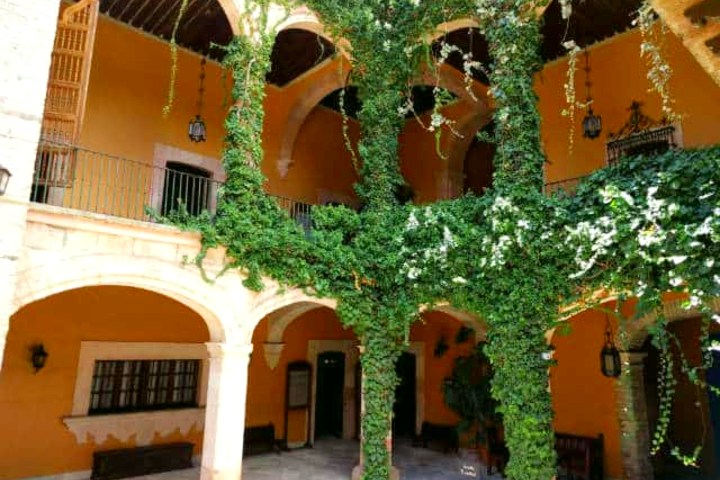 Interior de la hacienda. Foto:  Archivo