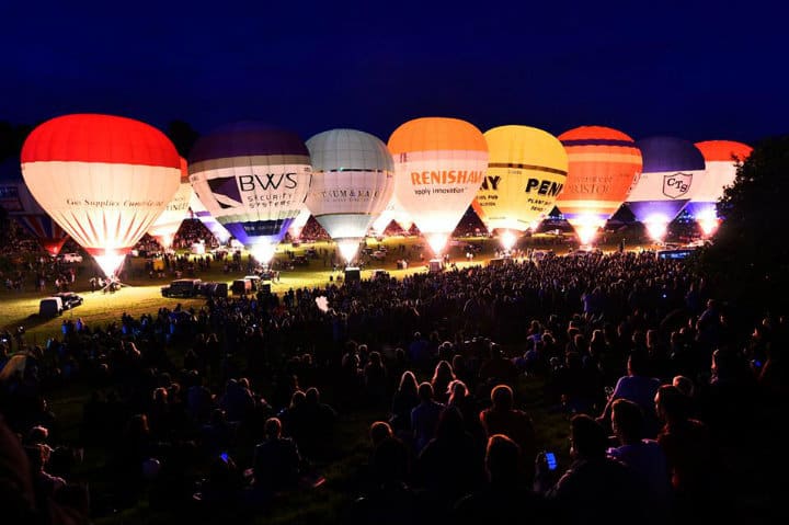 Bristol International Balloon Fiesta. Foto: archivo