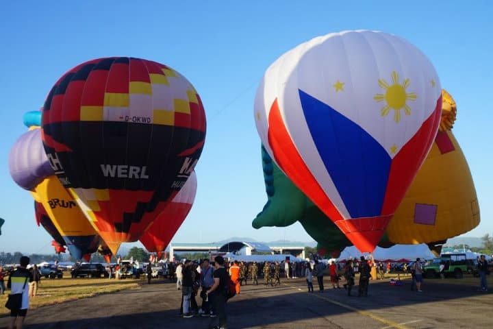 Philippine International Hot Air Balloon Fiesta. Foto: archivo