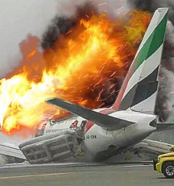 Accidente del avión. Foto: reportur,com