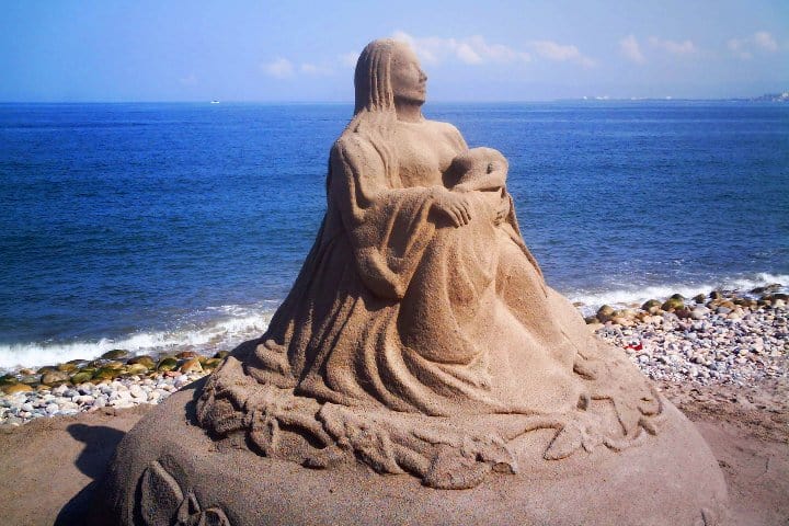 Esculturas de arena
