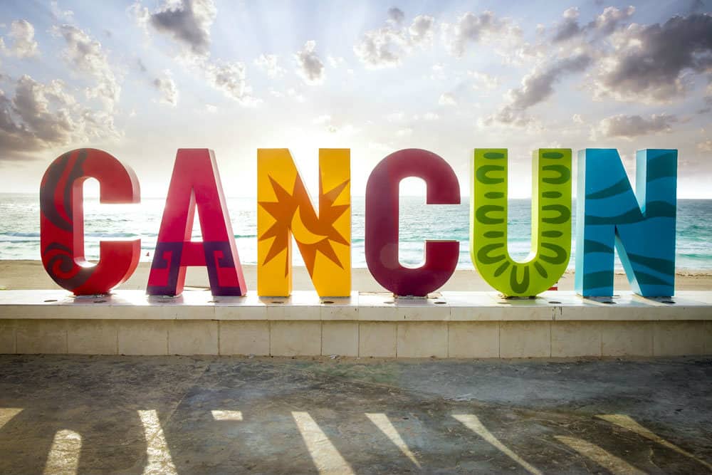 Letras monumentales, Cancún, Quintana Roo