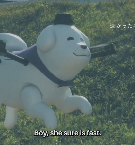 Portada.Dron en foma de perro en Japón.Foto.iTech Post
