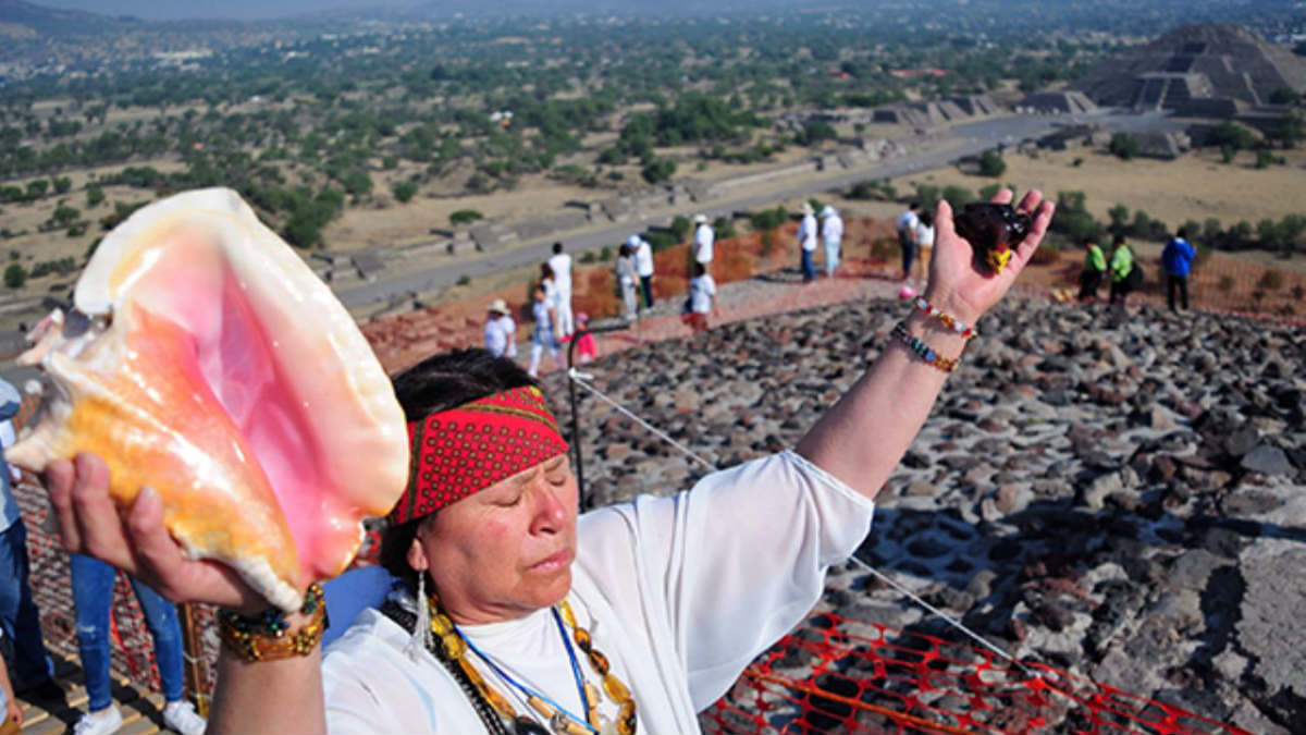 Portada.Equinoccio de primavera en Teotihuacán.Foto.El Heraldo de México