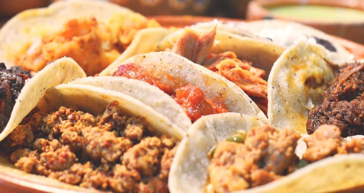 Tacos tradicionales de México