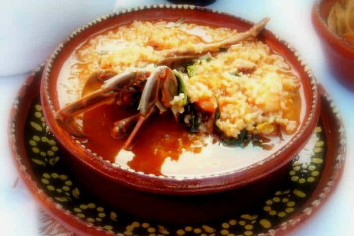 Delicias del mar Arroz a la Tumbada Foto Leyendas y costumbres de México
