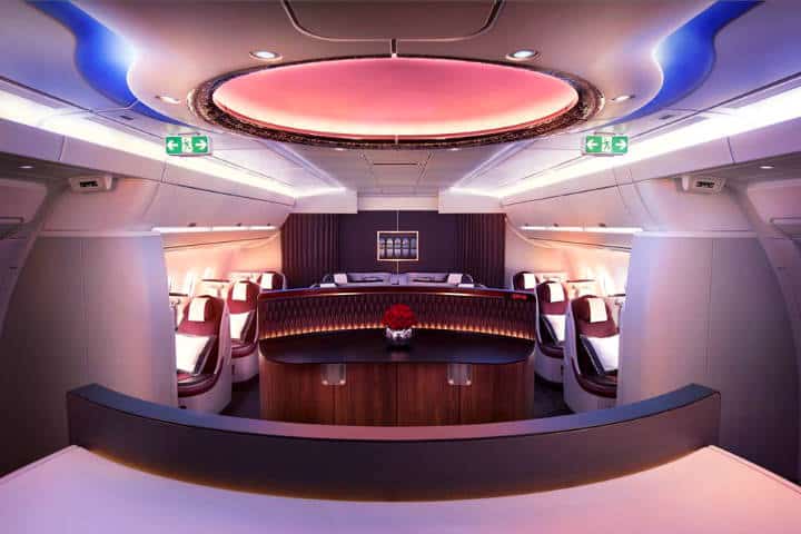 Business Class Qatar Airways Foto QA 1