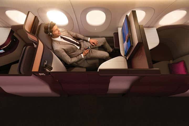 Business Class Qatar Airways Foto QA 5