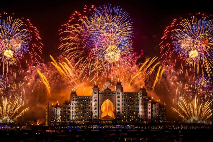 Atlantis Dubai en Año Nuevo. Foto Rayna Tours