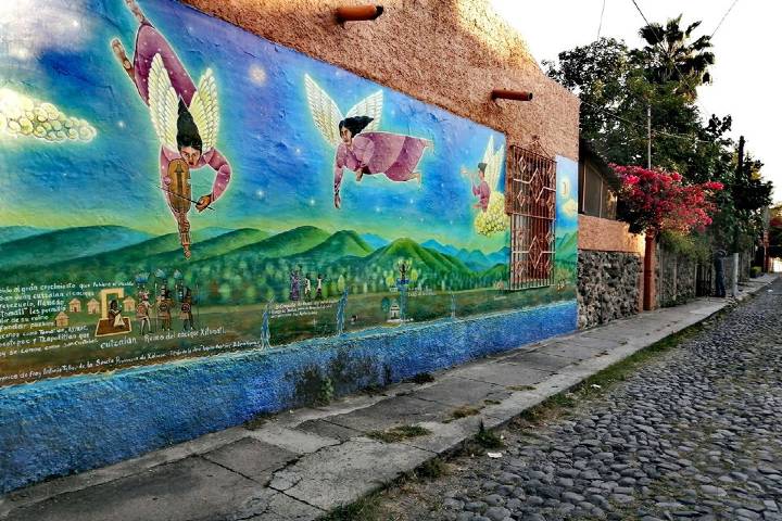 Mural de Jesús López Vega. Foto Ajijic Mi Pueblo Mágico
