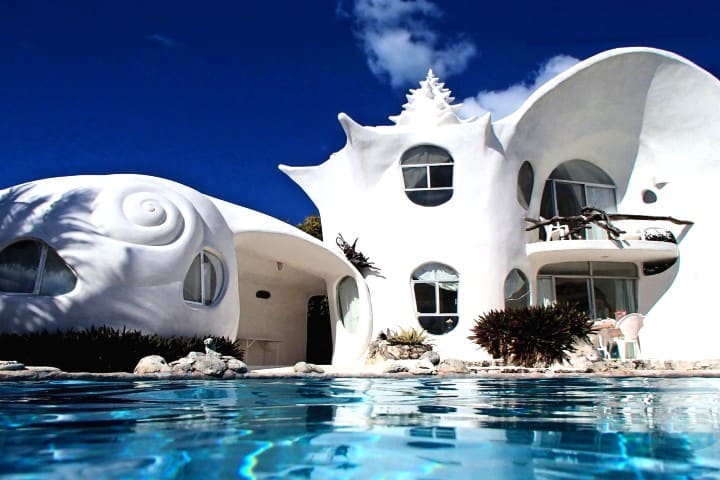 Dónde hospedarse en Isla Mujeres Foto Seashell house