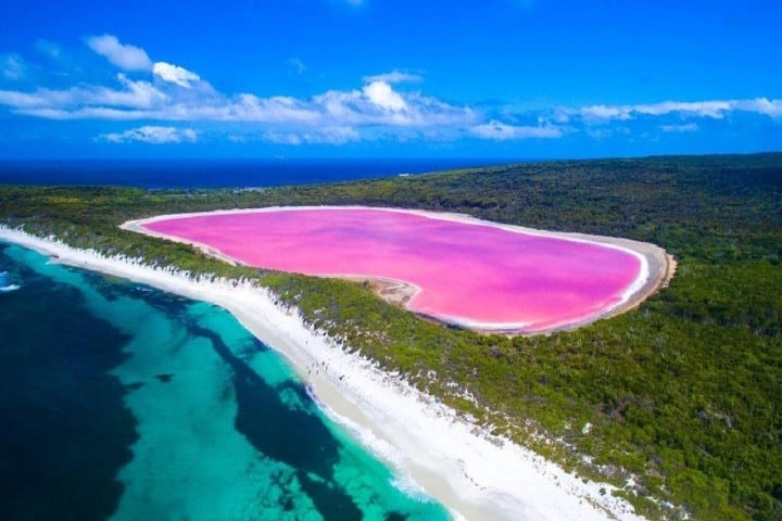 Un lago que asombra tanto por su belleza como por el misterioso origen de su color Foto: Amazing.Zone