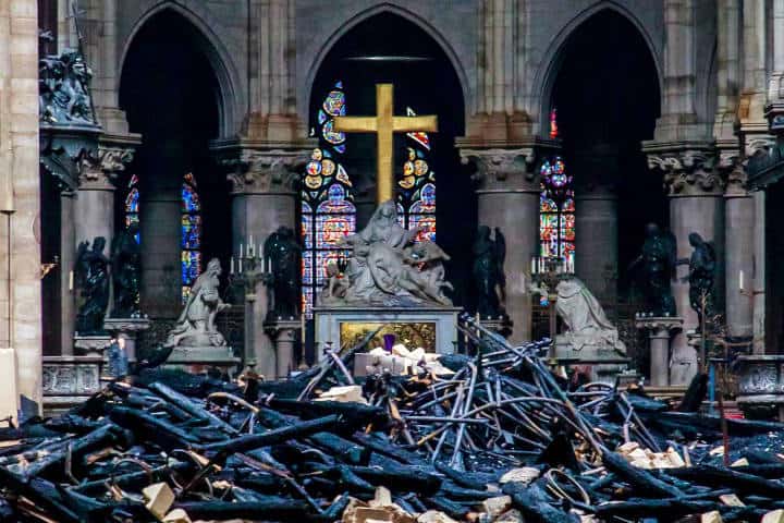 Reconstrucción de Notre Dame Francia Foto RTVE