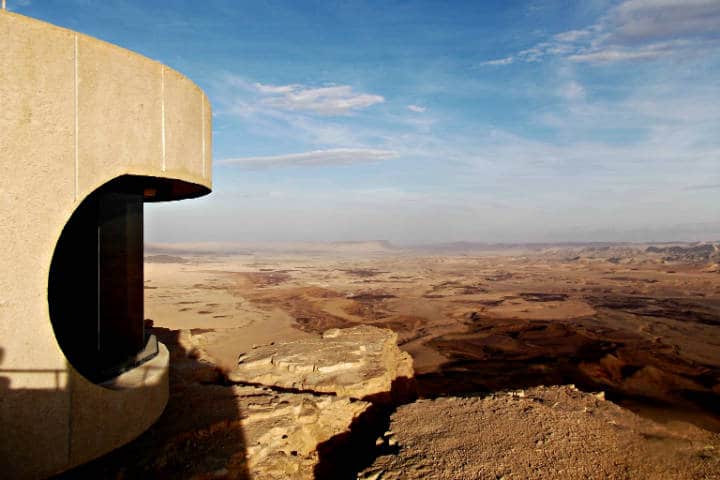 Desierto de Négev en Israel Centro Mizpe Foto Israels Good Name