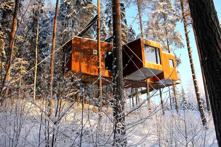 The Blue Cone. Foto Treehotel
