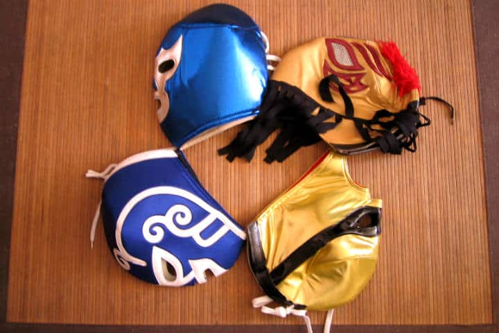 Máscaras de lucha libre Foto Ricardo Mena