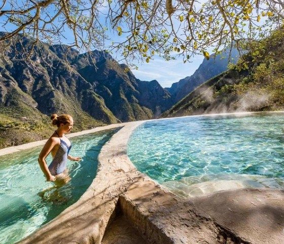 Por carretera desde CDMX. Foto: Grutas Tolantongo Com