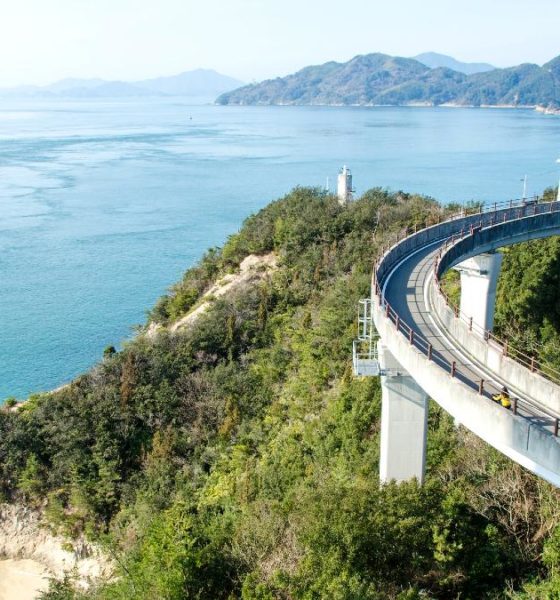 Shimanami Kaido, la ciclovía de Japon. Foto cotaro70s