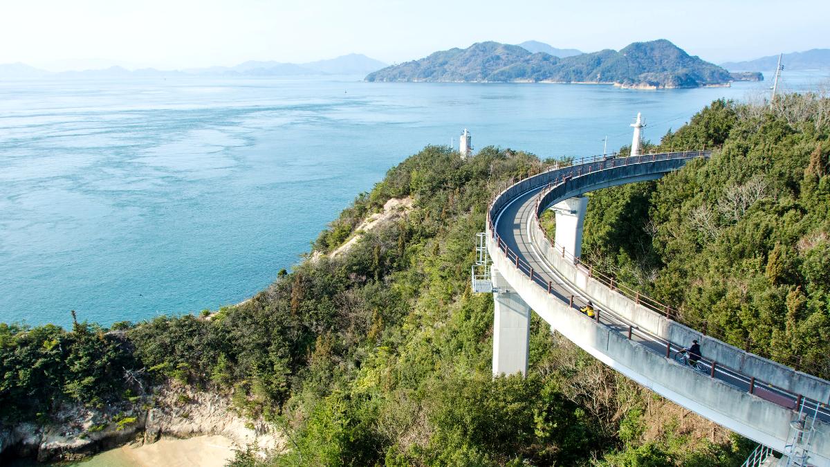 Shimanami Kaido, la ciclovía de Japon. Foto cotaro70s