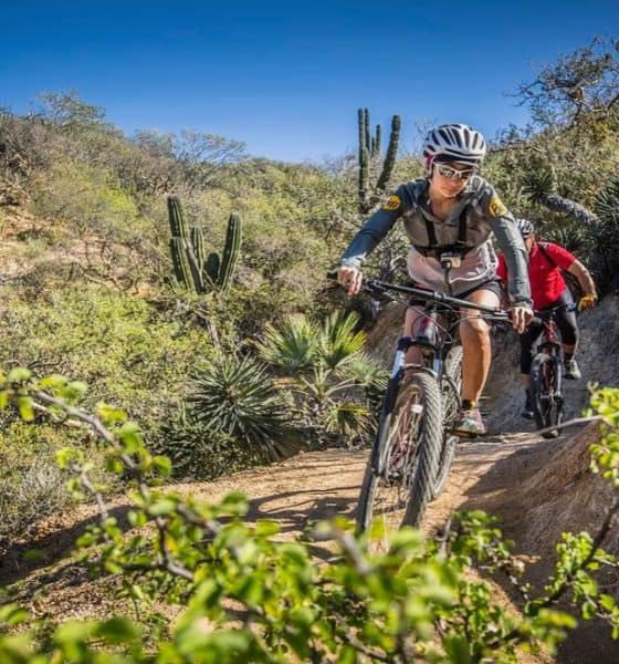 Ciclismo de montaña en Baja California Sur Foto Rancho Cacachilas