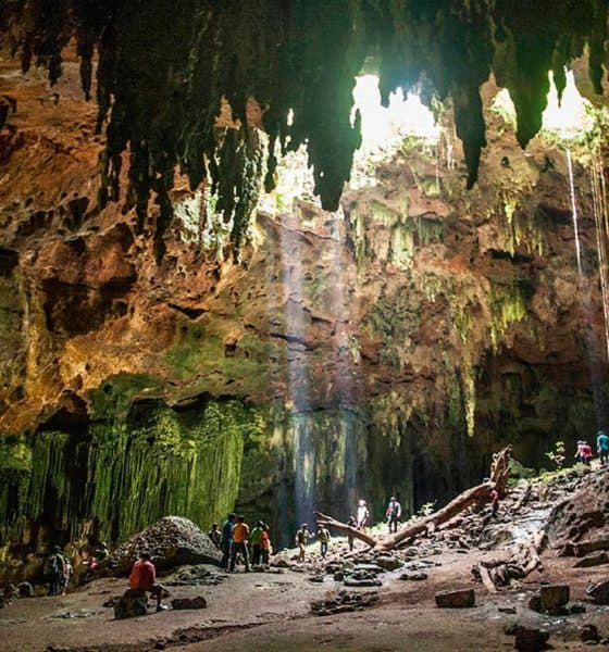 Grutas de Xtacumbilxunaan, Campeche Foto Vía México