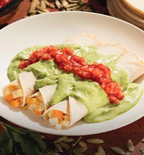 Receta de papadzules Foto Maseca