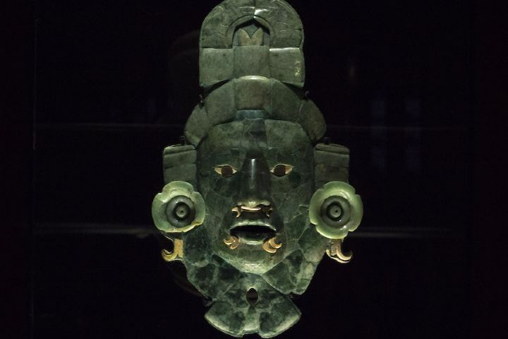 Mascara Calakmul es algo de lo que puedes encontrar en el Museo Arqueológico de Campeche-Fuerte de San Miguel Foto: Enrique Ordóñez