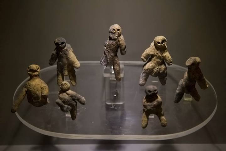 Las 7 Muñecas encontradas en el Templo del Sol. Foto: Flickr