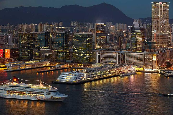 Terminal Océano Hong Kong, uno de los puertos de Hong Kong Foto: Peter von Stamm