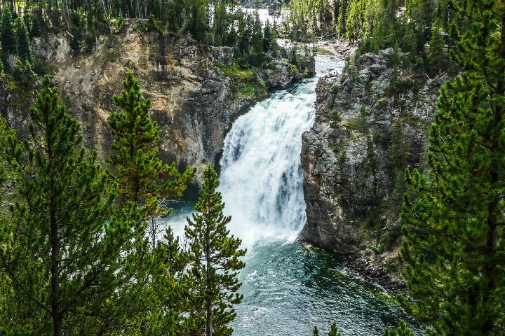 Upper Falls, con una altura de 109 pies. Foto: Udo S.