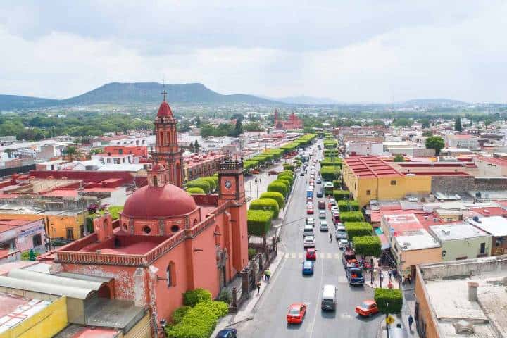 Vista desde las alturas de San Juan del Río Foto Lugares