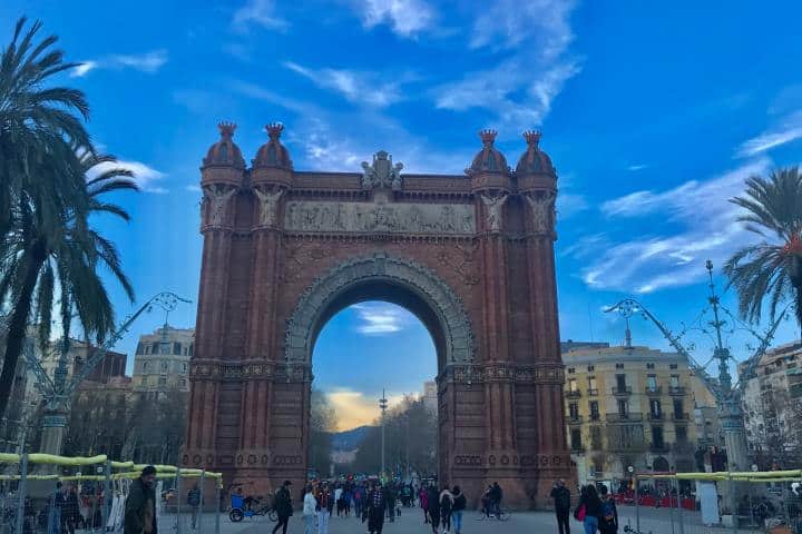 Arco del triunfó en Europa Foto: Ximena Martínez